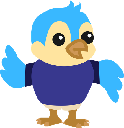 Nestie the blue jay GuideNest assistant